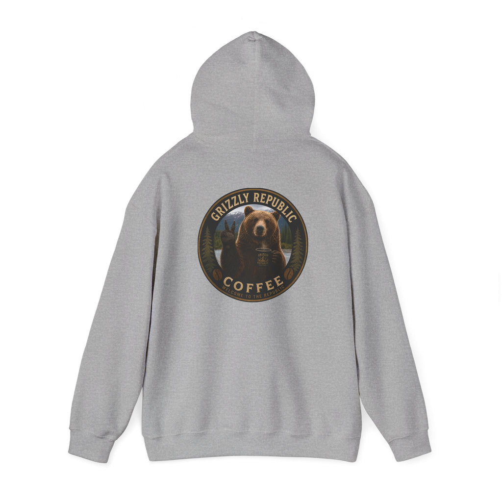 Coffee Hoodie — Grizzly Republic Coffee Logo Pullover