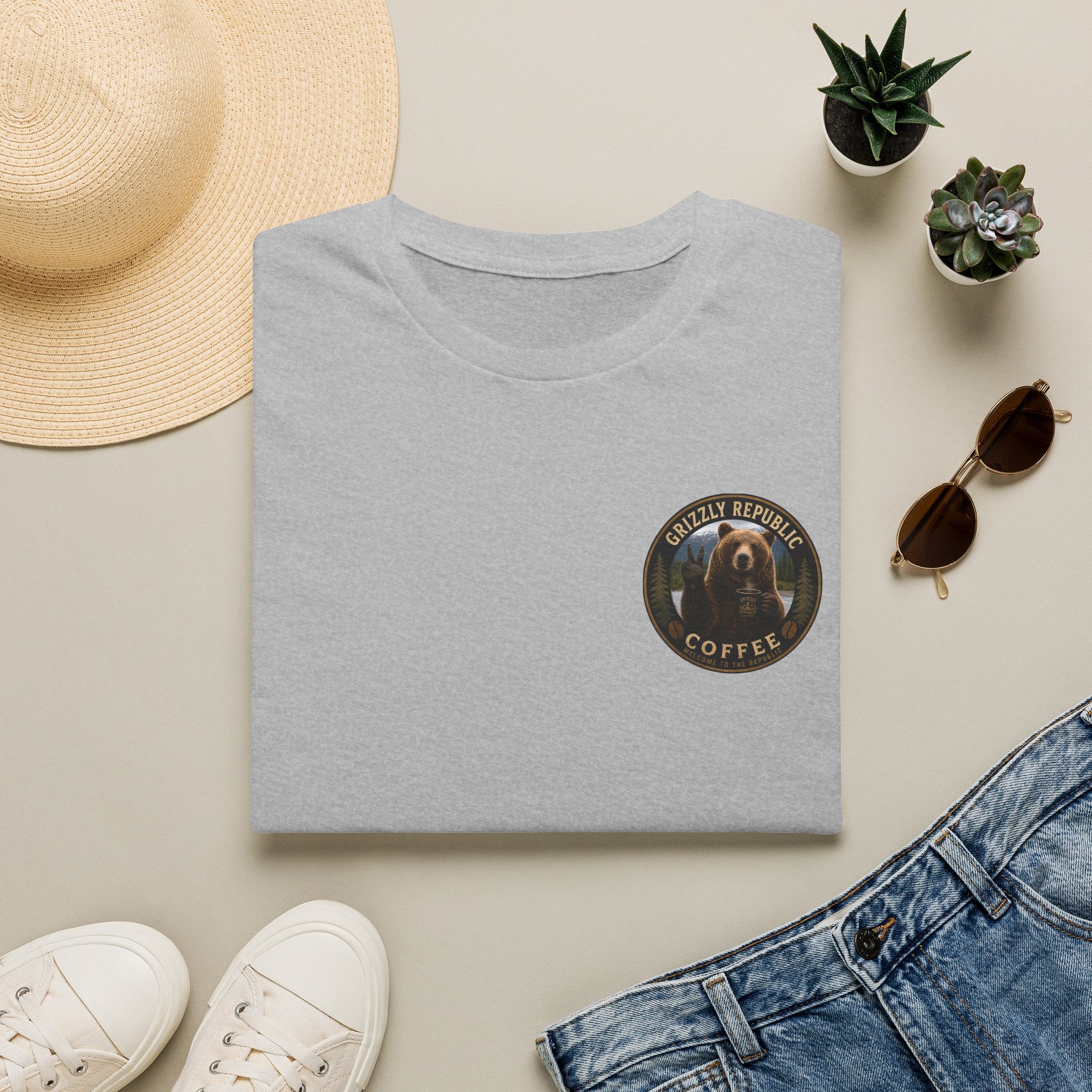 Grizzly Republic Coffee T-Shirt