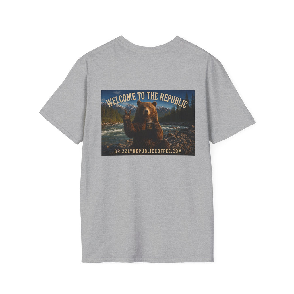Grizzly Republic Coffee T-Shirt