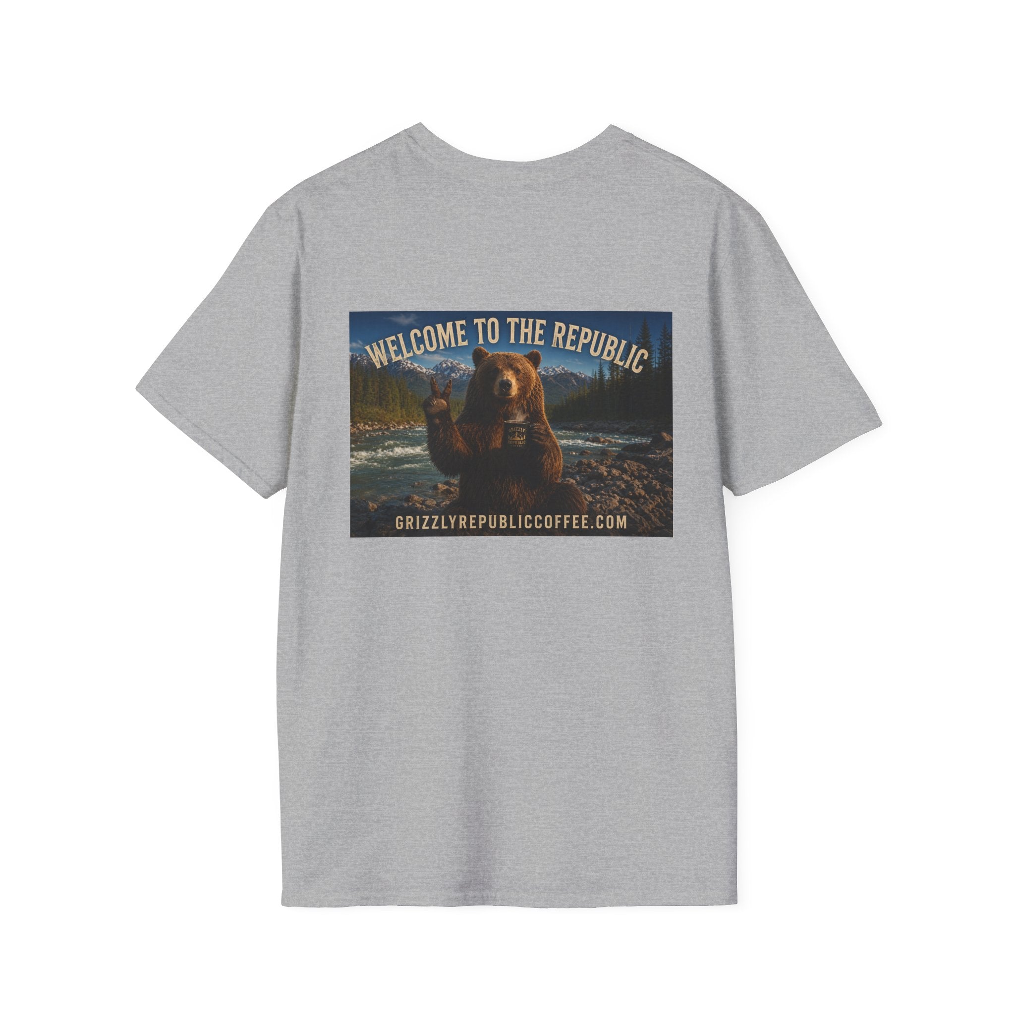 Grizzly Republic Coffee T-Shirt