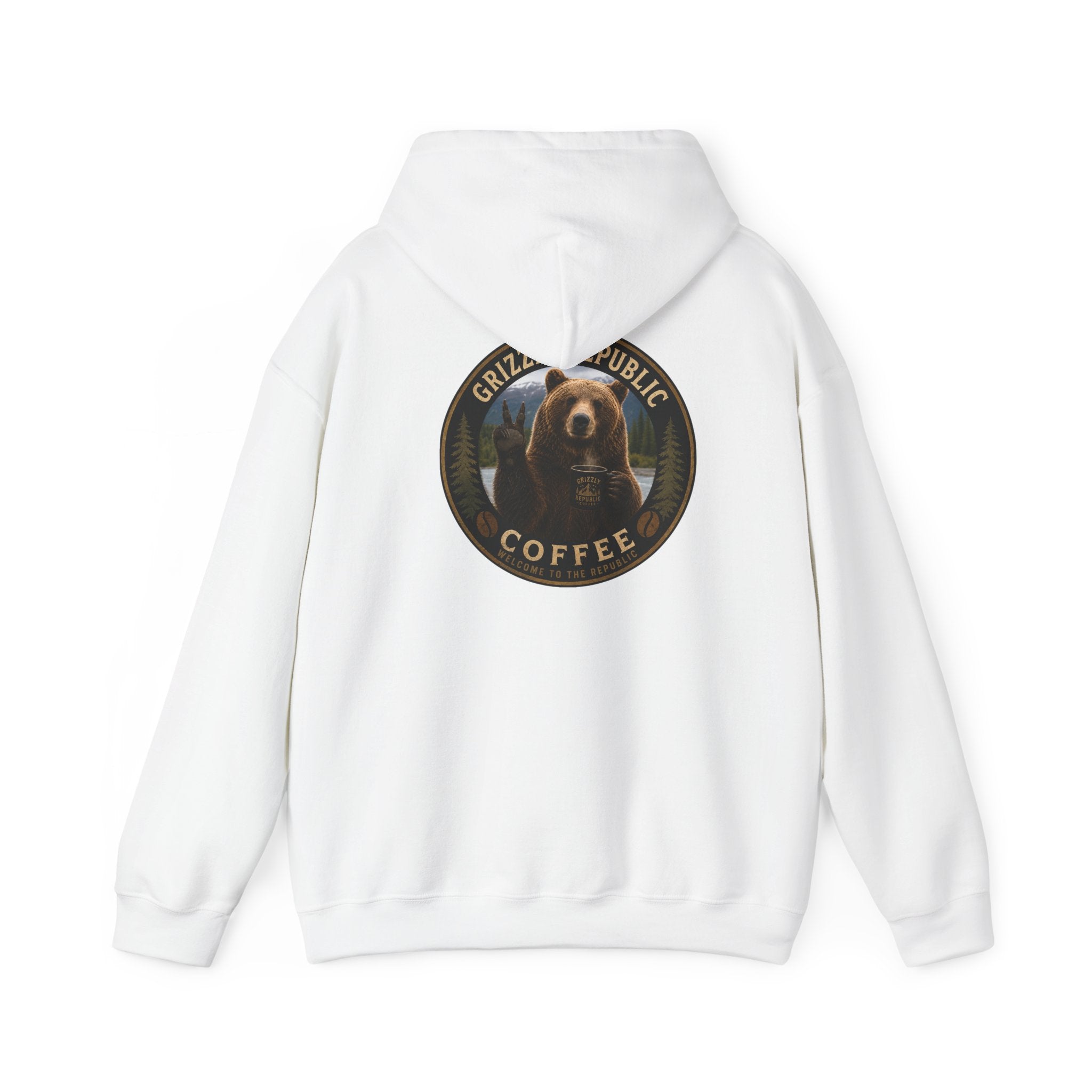 Coffee Hoodie — Grizzly Republic Coffee Logo Pullover