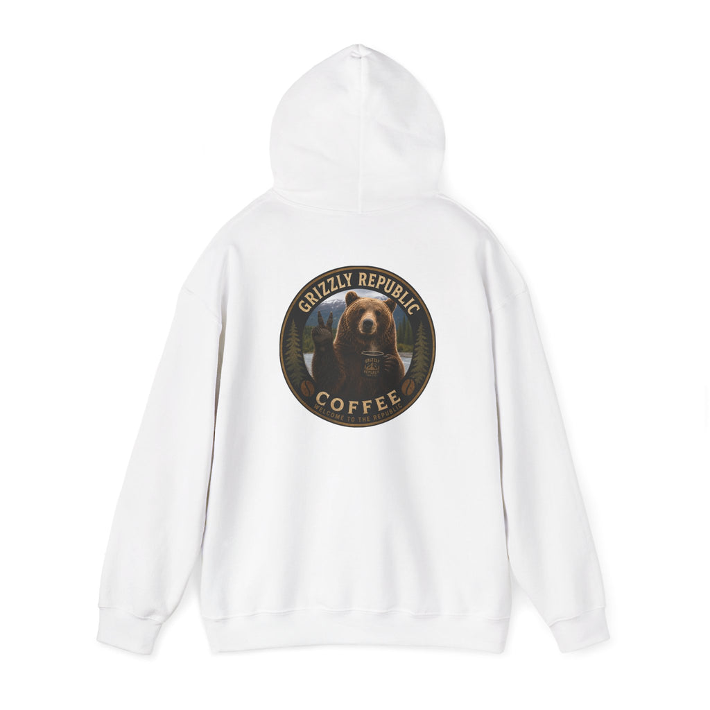 Coffee Hoodie — Grizzly Republic Coffee Logo Pullover