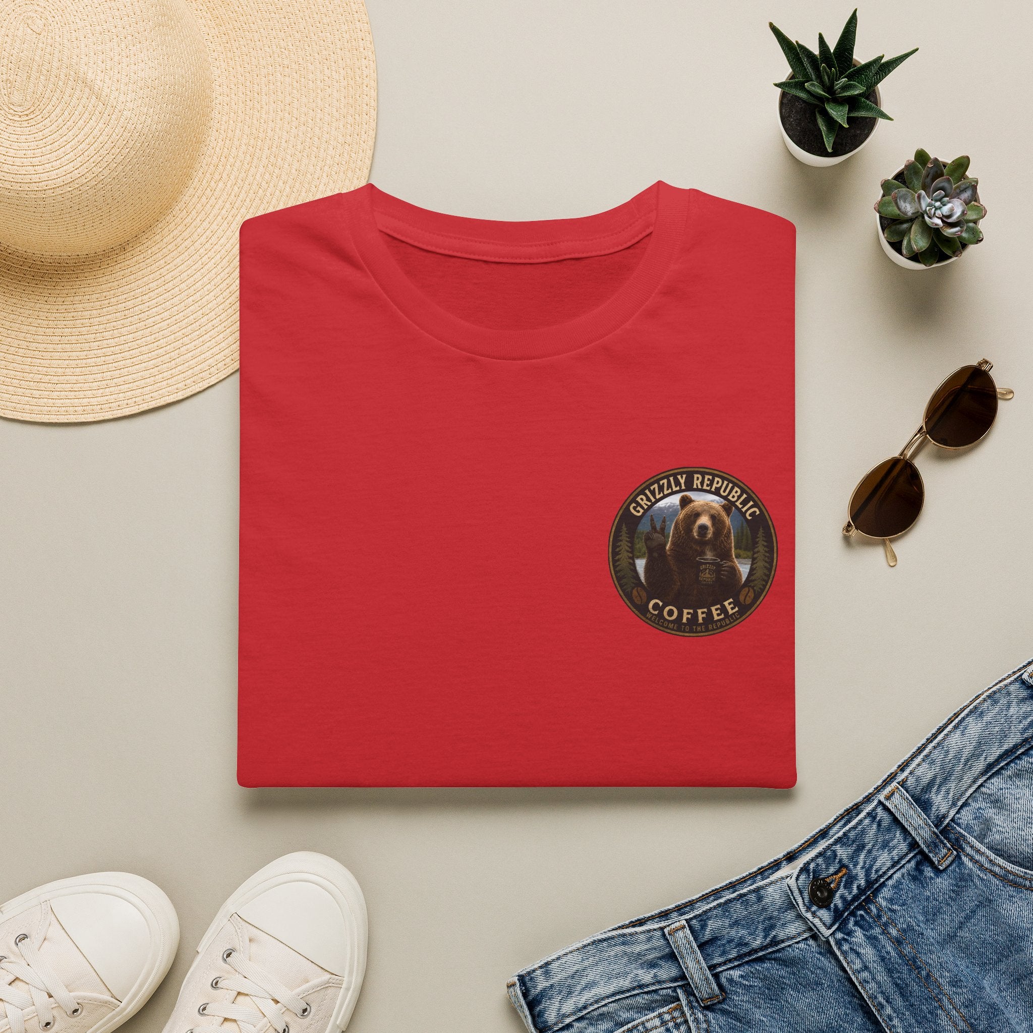 Grizzly Republic Coffee T-Shirt