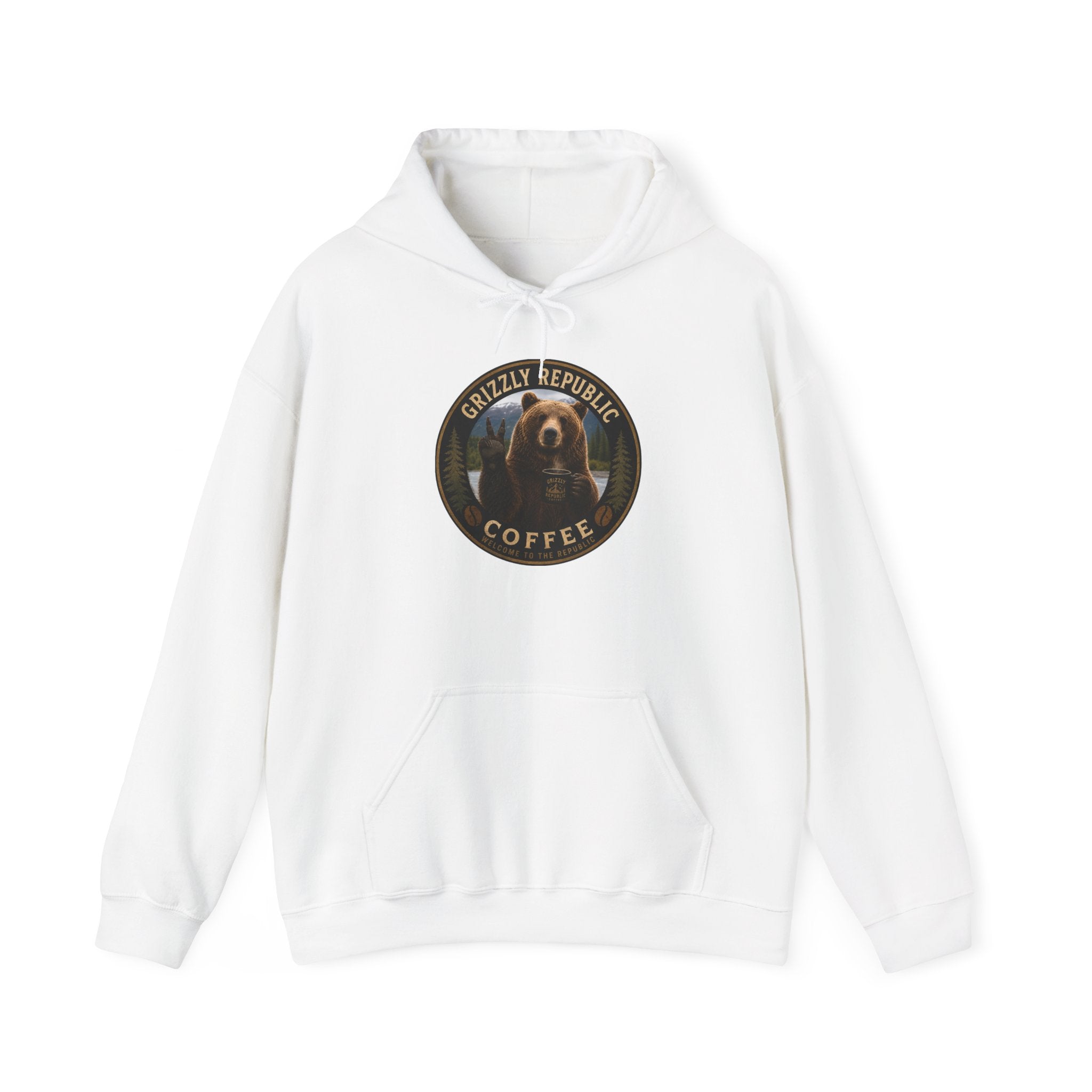 Coffee Hoodie — Grizzly Republic Coffee Logo Pullover