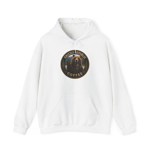Coffee Hoodie — Grizzly Republic Coffee Logo Pullover