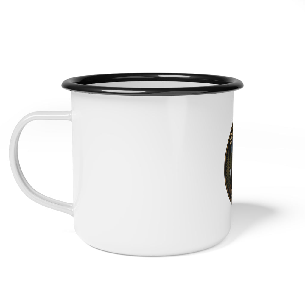 Grizzly Republic Coffee Enamel Camp Cup