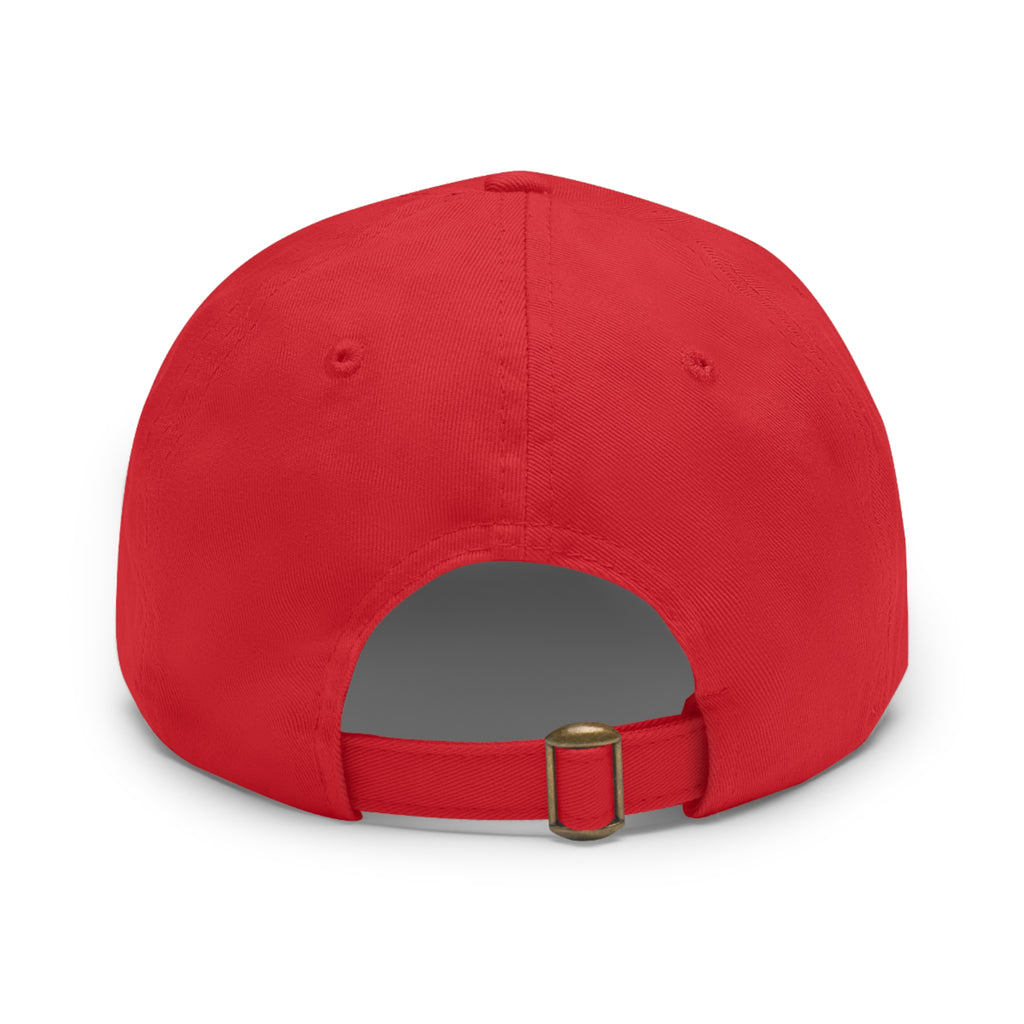 Leather Patch Dad Hat – Grizzly Republic Coffee Logo Cap