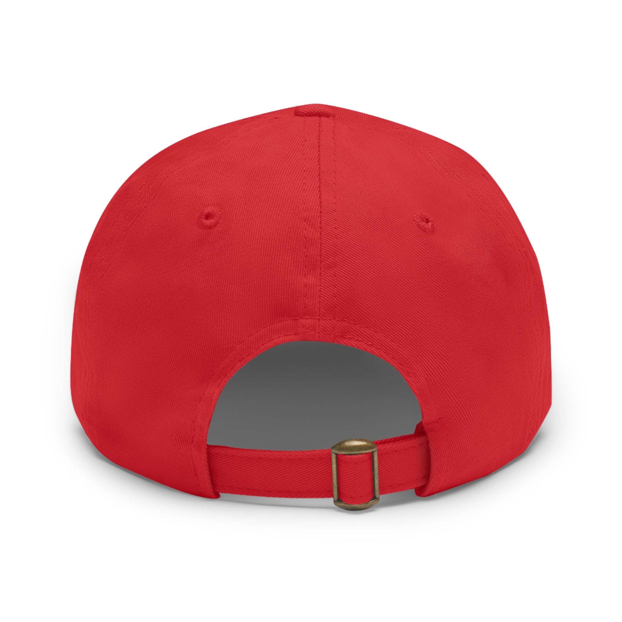 Leather Patch Dad Hat – Grizzly Republic Coffee Logo Cap