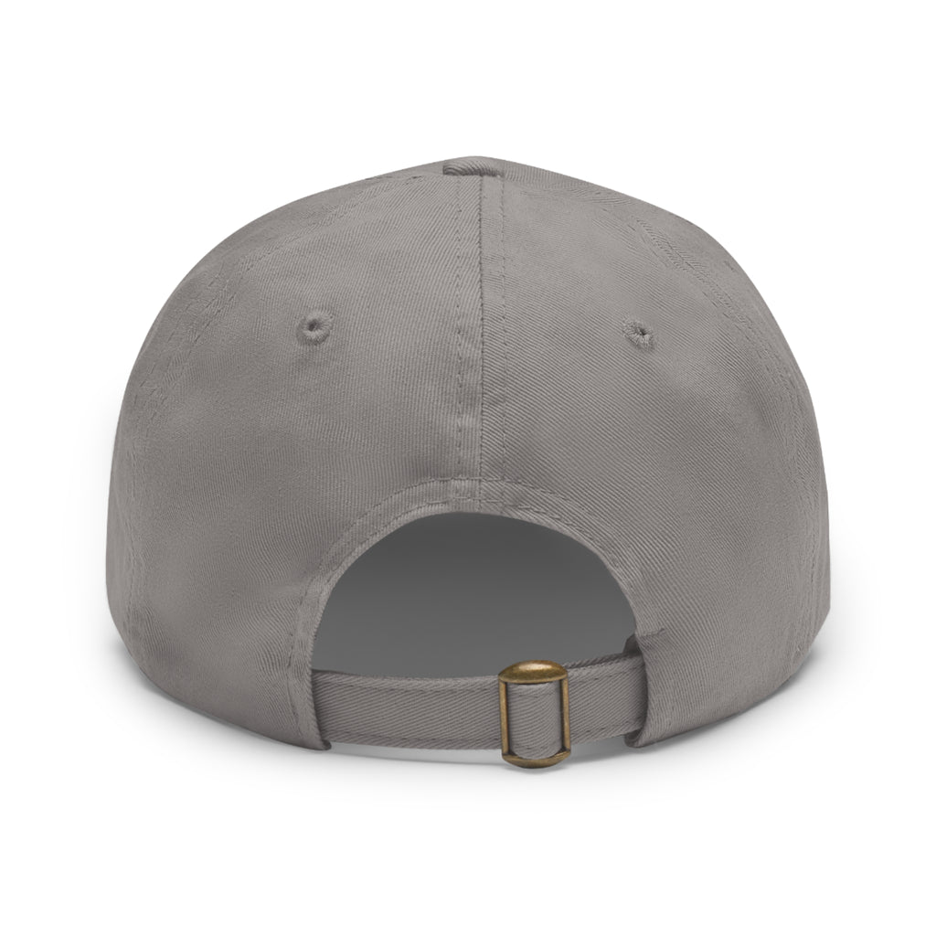 Leather Patch Dad Hat – Grizzly Republic Coffee Logo Cap