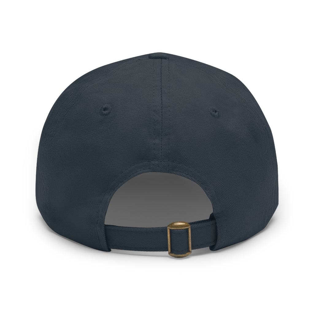 Leather Patch Dad Hat – Grizzly Republic Coffee Logo Cap
